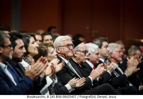 Bundespräsident Frank-Walter Steinmeier bei der Eröffnungsfeier der "Woche der Brüderlichkeit" 2019