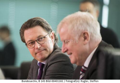BM Andreas Scheuer und BM Horst Seehofer 2018