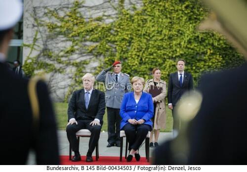 Britischer Premierminister Boris Johnson in Berlin 2019