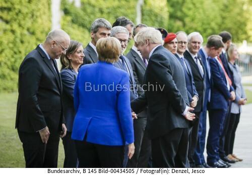 Britischer Premierminister Boris Johnson in Berlin 2019