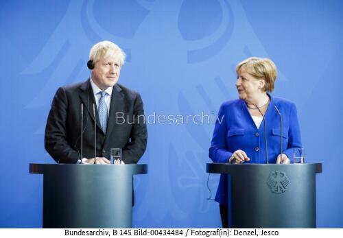 Britischer Premierminister Boris Johnson in Berlin 2019