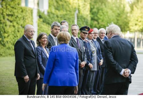 Britischer Premierminister Boris Johnson in Berlin 2019