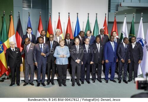 Bundeskanzlerin Angela Merkel beim G20 "Compact with Africa" in Berlin 2018