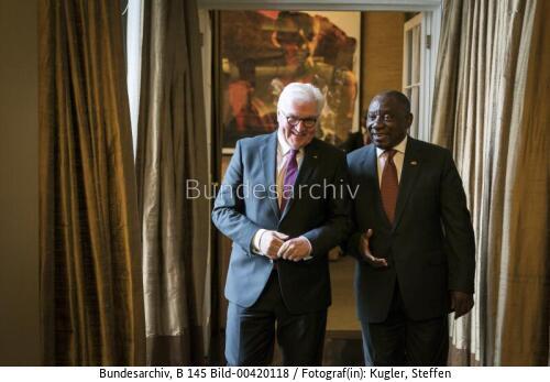 Bundespräsident Frank-Walter Steinmeier in Südafrika / Staatsbesuch 2018
