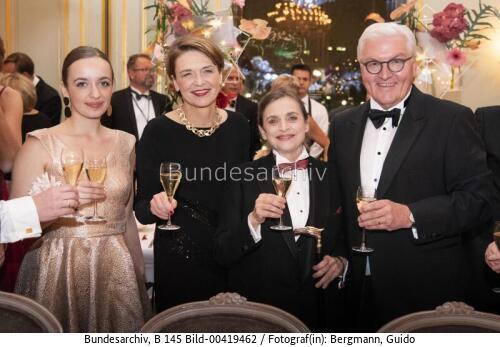 Bundespräsident Frank-Walter Steinmeier beim Bundespresseball 2018