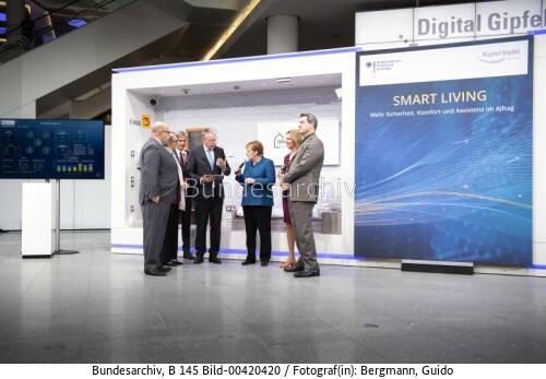 Bundeskanzlerin Angela Merkel beim "Digital-Gipfel" 2018