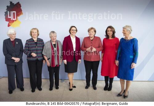 Bundeskanzlerin Merkel: 40. Amtsjubiläum der Beauftragten der Bundesregierung für Migration, Flüchtlinge und Integration 2018