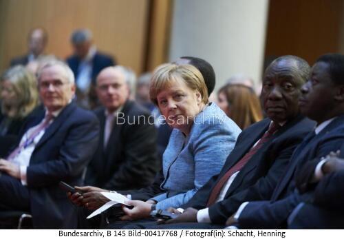 Bundeskanzlerin Angela Merkel bei der Afrika-Investorenkonferenz 2018