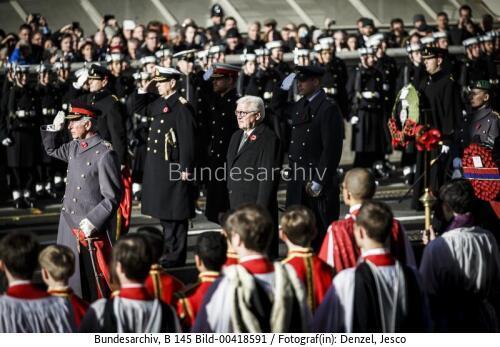 Bundespräsident Frank-Walter Steinmeier in Großbritannien / Gedenkveranstaltungen anlässlich "100 Jahre Ende des Ersten Weltkrieges" 2018