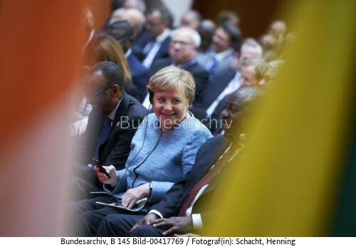 Bundeskanzlerin Angela Merkel bei der Afrika-Investorenkonferenz 2018