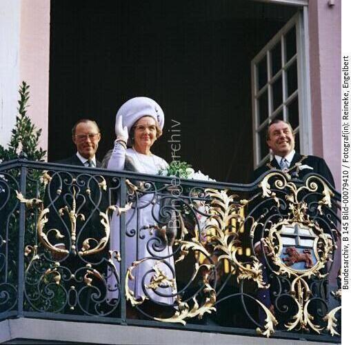 Niederländische Königin Juliana in Bonn 1971