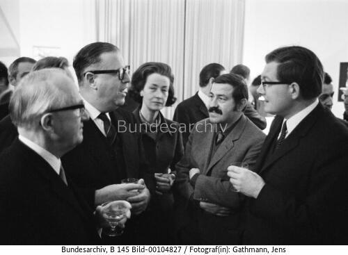 Israelischer Außenminister Eban in Bonn 1970