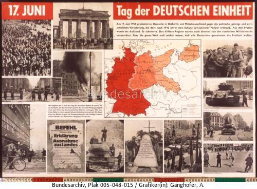 Aufstand 17. Juni, Tag der Deutschen Einheit