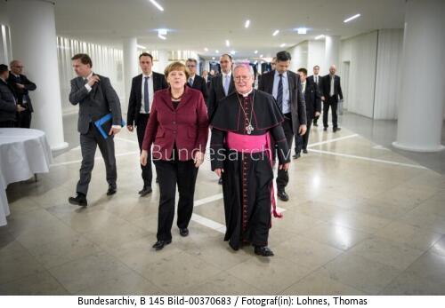 Bundeskanzlerin Merkel beim Diözesanempfang des Bistums Würzburg 2017