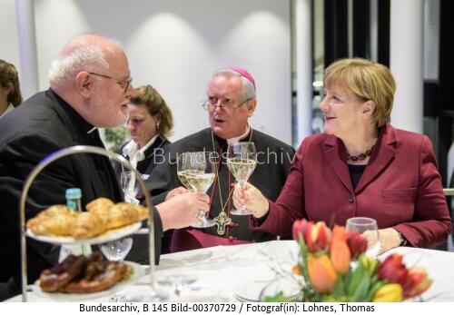 Bundeskanzlerin Merkel beim Diözesanempfang des Bistums Würzburg 2017
