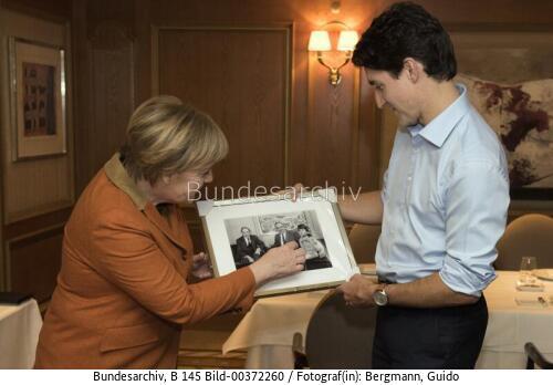 Kanadischer Premierminister Justin Trudeau in Berlin 2017