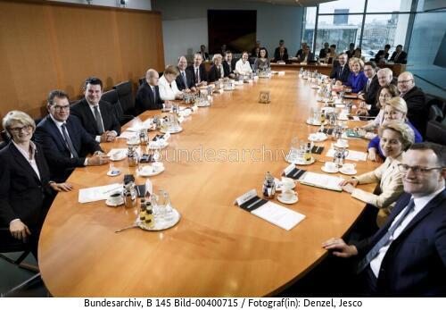Konstituierende Kabinettssitzung 2018