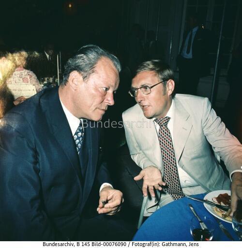 Bundeskanzler Brandt: Sommerfest im Bundeskanzleramt 1970