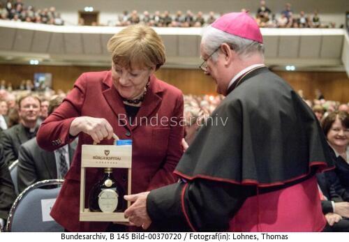Bundeskanzlerin Merkel beim Diözesanempfang des Bistums Würzburg 2017