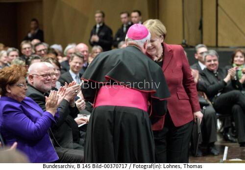 Bundeskanzlerin Merkel beim Diözesanempfang des Bistums Würzburg 2017