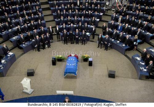 Europäischer Trauerakt zum Tod von Bundeskanzler a. D. Helmut Kohl 2017