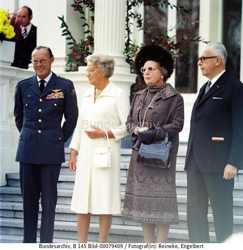 Niederländische Königin Juliana in Bonn 1971