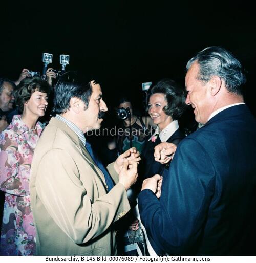Bundeskanzler Brandt: Sommerfest im Bundeskanzleramt 1970