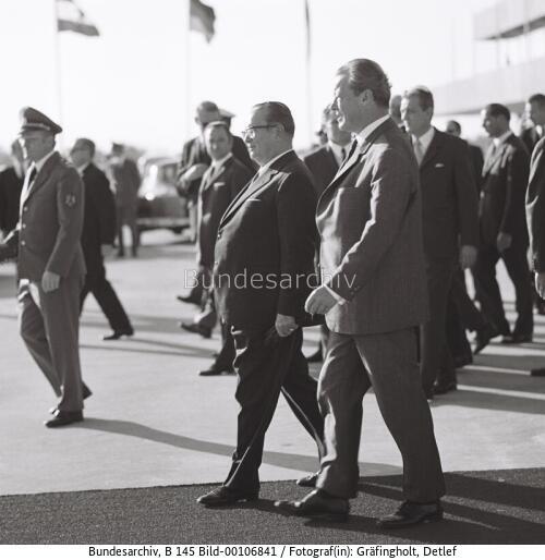 Jugoslawischer Staatspräsident Tito in Bonn 1970