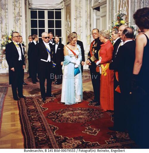Niederländische Königin Juliana in Brühl 1971