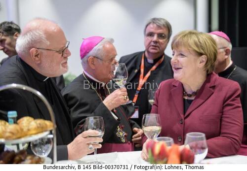 Bundeskanzlerin Merkel beim Diözesanempfang des Bistums Würzburg 2017