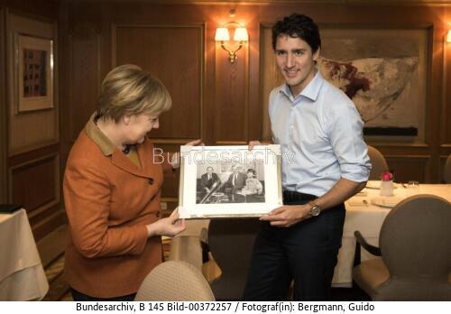 Kanadischer Premierminister Justin Trudeau in Berlin 2017