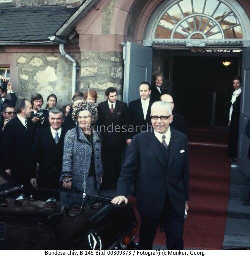 Königin Juliana in Dillenburg 1971