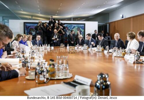 Konstituierende Kabinettssitzung 2018
