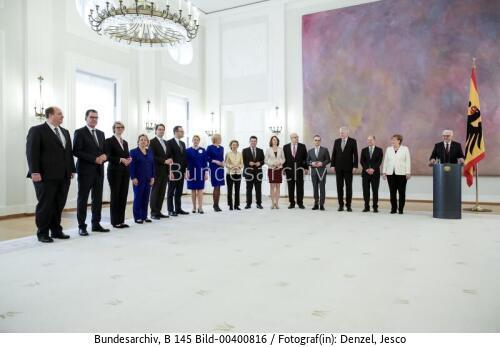 Ernennung der Mitglieder des Bundeskabinetts 2018