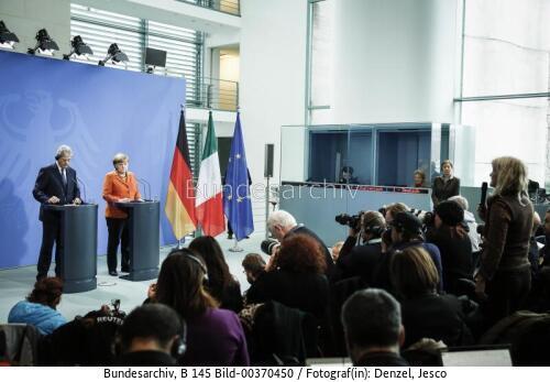 Italienischer Ministerpräsident Paolo Gentiloni in Berlin 2017