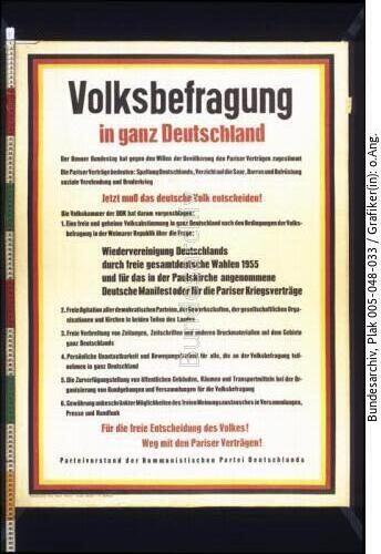 KPD, Pariser Verträge