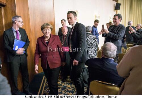 Bundeskanzlerin Merkel beim Diözesanempfang des Bistums Würzburg 2017