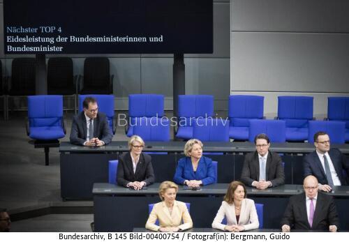Vereidigung der Mitglieder des Bundeskabinetts 2018