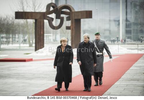 Italienischer Ministerpräsident Paolo Gentiloni in Berlin 2017
