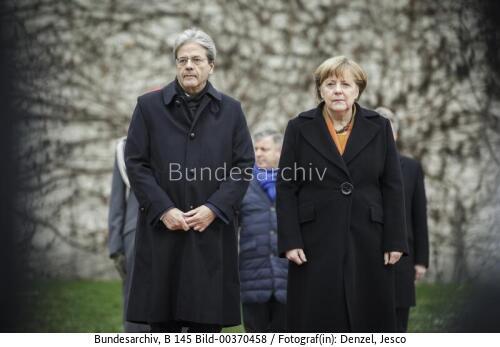 Italienischer Ministerpräsident Paolo Gentiloni in Berlin 2017