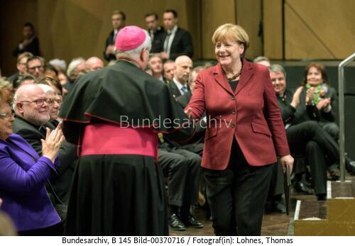 Bundeskanzlerin Merkel beim Diözesanempfang des Bistums Würzburg 2017