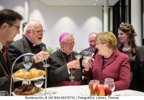Bundeskanzlerin Merkel beim Diözesanempfang des Bistums Würzburg 2017