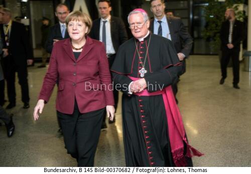 Bundeskanzlerin Merkel beim Diözesanempfang des Bistums Würzburg 2017