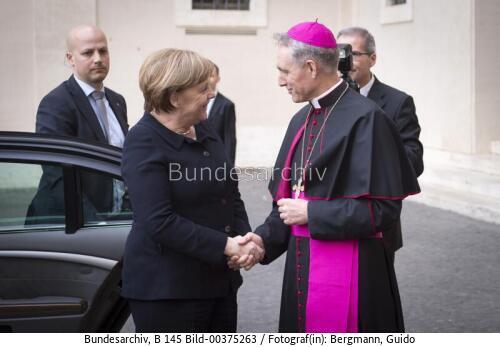 Bundeskanzlerin Merkel im Vatikan 2017