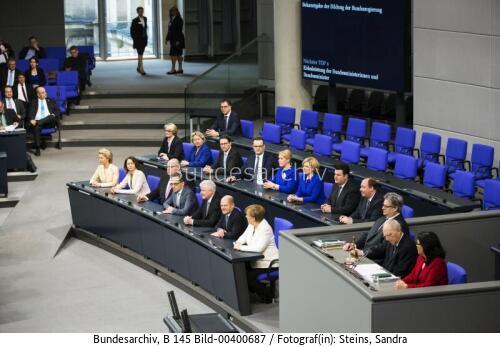 Vereidigung der Mitglieder des Bundeskabinetts 2018
