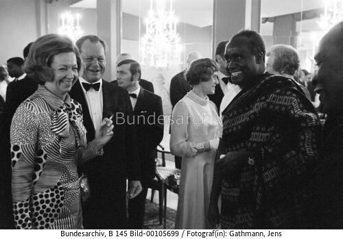 Sambischer Präsident Kaunda in Bonn 1970