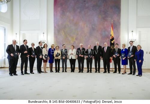 Ernennung der Mitglieder des Bundeskabinetts 2018