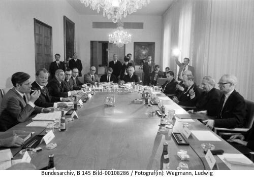 Britischer Premierminister Heath in Bonn 1971