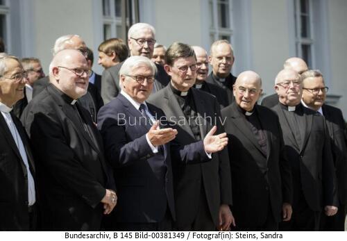 Bundespräsident Steinmeier empfängt den Ständigen Rat der Deutschen Bischofskonferenz 2017