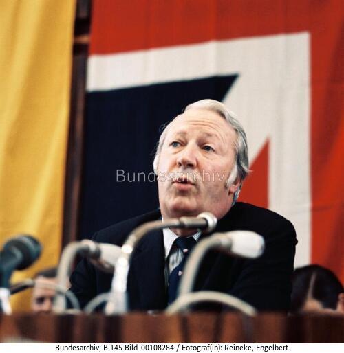 Britischer Premierminister Heath in Bonn 1971